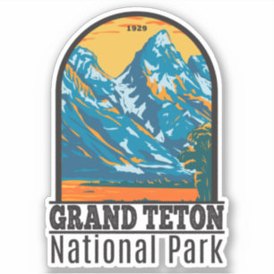 Grand Teton National Park Wyoming Vintage