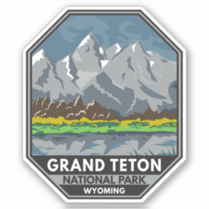 Grand Teton National Park Wyoming Vintage