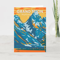 Grand Teton National Park Wyoming Vintage
