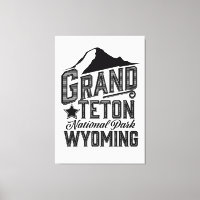 Grand Teton National Park, Wyoming Vintage poster