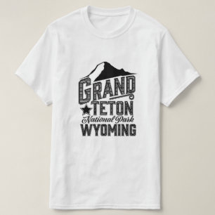Grand Teton National Park, Wyoming Vintage poster T-Shirt