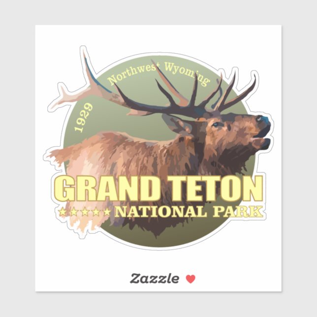 Grand Teton NP (elk) (Sheet)