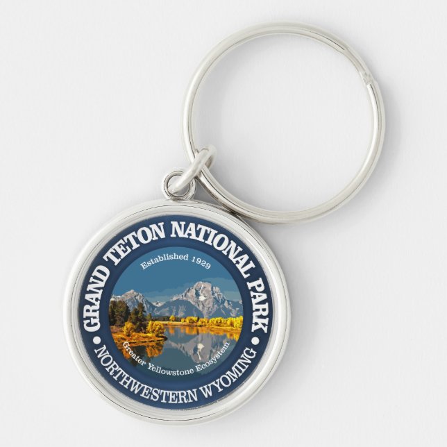 Grand Teton NP Key Ring (Front)