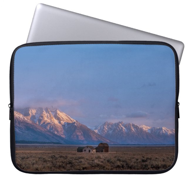 Grand Teton Open Prairie Laptop Sleeve (Front)