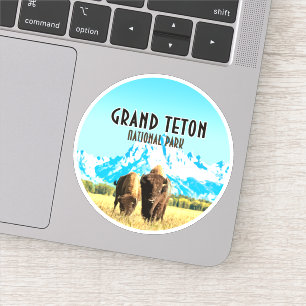 Grand Teton Park Wyoming Vintage Travel