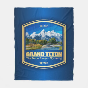 Grand Teton (PF) Fleece Blanket