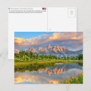 Grand Teton, United States Travel Postcard