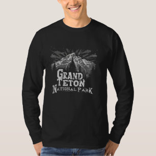 Grand Teton - US National Park Vintage Men Women K T-Shirt
