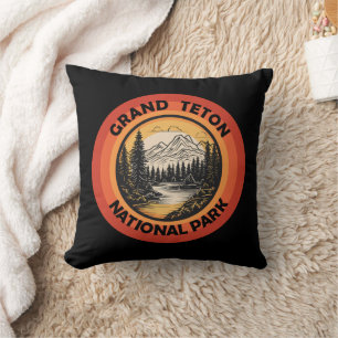 Grand Teton Wyoming National Park Cushion