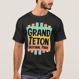 Grand Teton Wyoming Park Exploring US Outdoor Nati T-Shirt