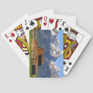 Grand Tetons Barn Playing Cards