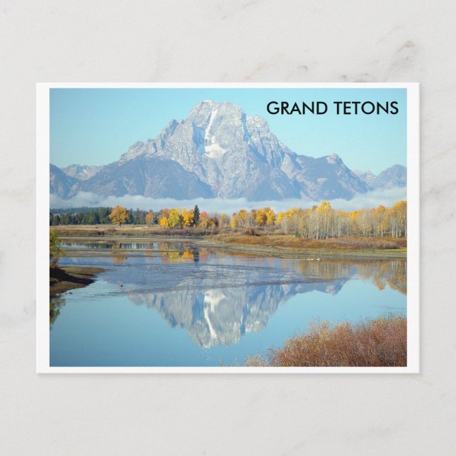 Grand Tetons in Autumn - Postcard (Front)