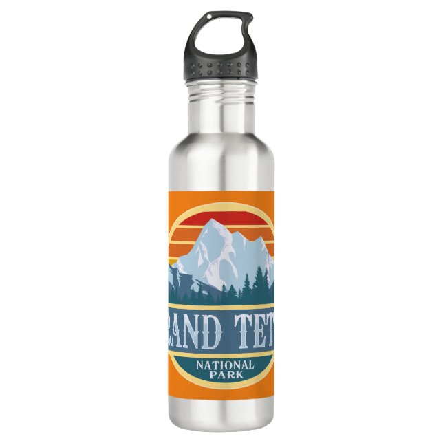 Grand Tetons National Park 710 Ml Water Bottle (Front)