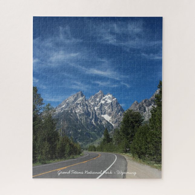 Grand Tetons National Park Mountain Range Jigsaw Puzzle (Vertical)