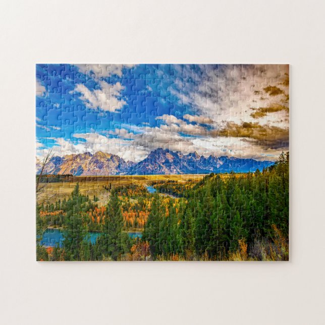 Grand Tetons Wyoming . Jigsaw Puzzle (Horizontal)