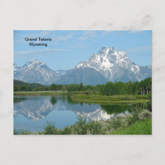 Grand Tetons, Wyoming postcard