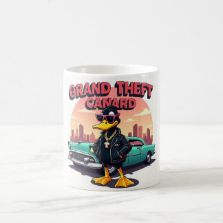Grand Theft Duck - The rebellious duck of the gami Coffee Mug