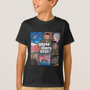Grand Theft Nato Ukraine Counter Offensive War Pro T-Shirt