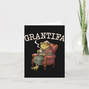 Grand Tifa Frog Funny Graphic Men Women  Card