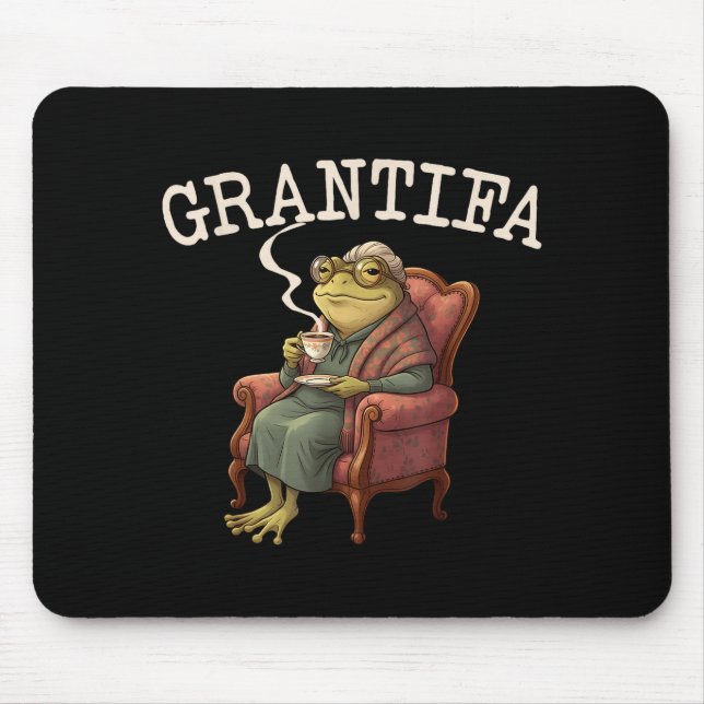 Grand Tifa Frog Funny Graphic Men Women  Mouse Mat (Front)