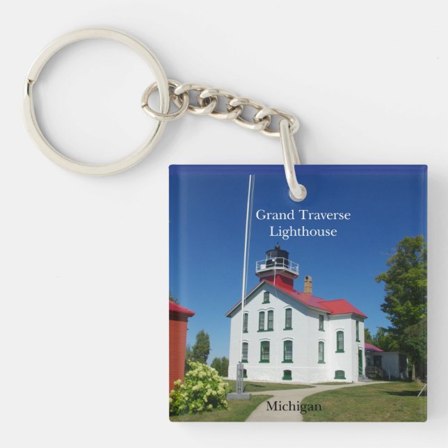 Grand Traverse Lighthouse key chain (Front)