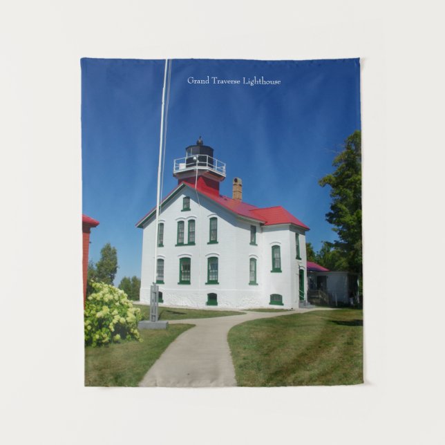 Grand Traverse Lighthouse tapestry (Front)