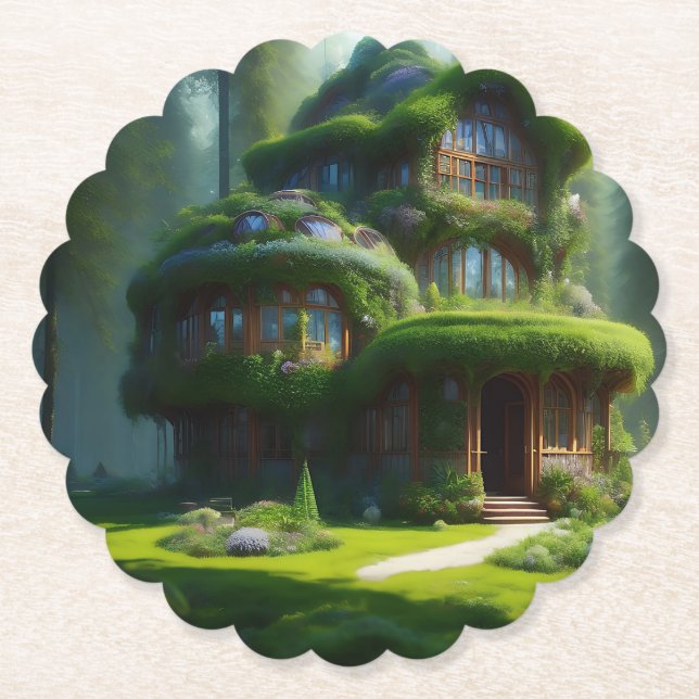 Grand Tree Paper Coaster (Front)