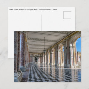Grand Trianon peristyle in Versailles palace Postcard