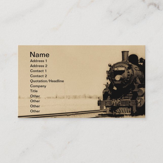 Grand Trunk Western Engine No. 5042 Business Card (Front)