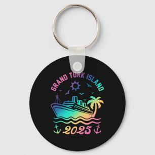 Grand Turk Island 2025 Cruise Vacation Beach Trave Key Ring
