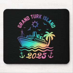 Grand Turk Island 2025 Cruise Vacation Beach Trave Mouse Mat