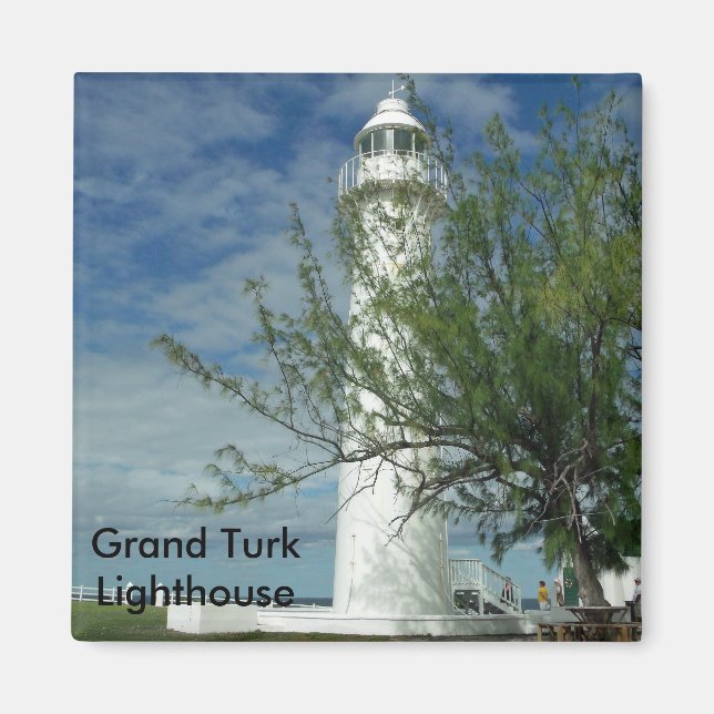 Grand Turk Lighthouse Magnet (Front)