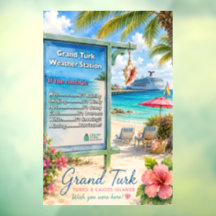 Grand Turk Turks and Caicos Conch weather station 