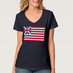Grand Union, 1st USA Flag of Colonies T-Shirt