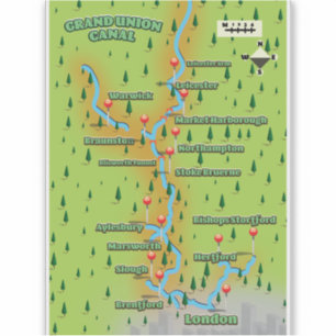 Grand Union Canal Map
