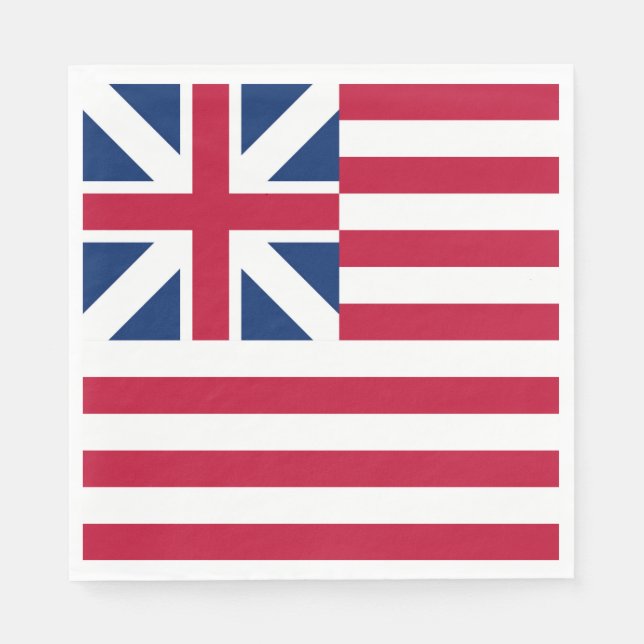 Grand Union Flag of the United States of America Napkin (Front)
