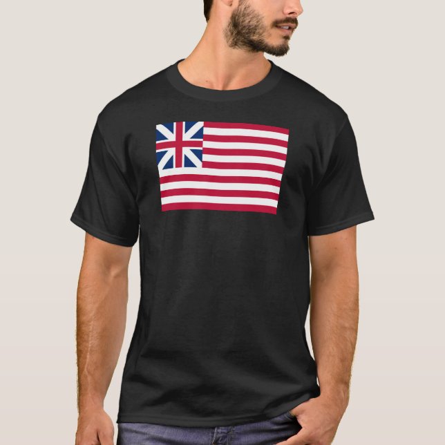 Grand Union USA first flag America symbol patrioti T-Shirt (Front)