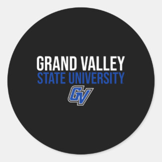 Grand Valley Gvsu Lakers Stacked Classic Round Sticker