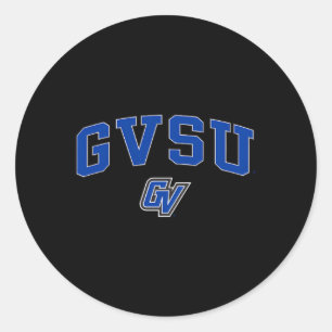Grand Valley State Lakers Arch Over Classic Round Sticker