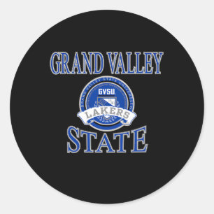 Grand Valley State Lakers Laurels Classic Round Sticker