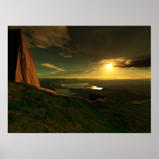 Grand View Canyon Poster
