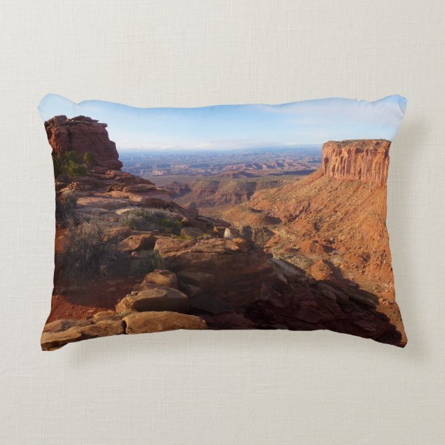 Grand View Point at Canyonlands National Park Decorative Cushion (Front)