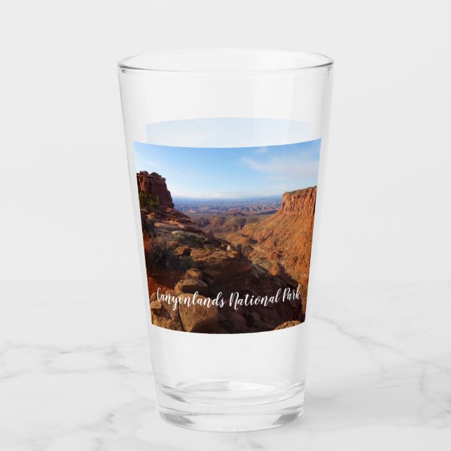 Grand View Point at Canyonlands National Park Glass (Front)