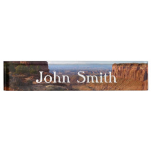 Grand View Point at Canyonlands National Park Nameplate