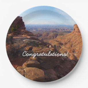 Grand View Point at Canyonlands National Park Paper Plate