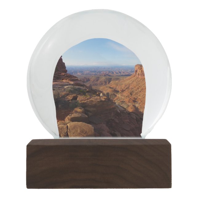 Grand View Point at Canyonlands National Park Snow Globe (Front)