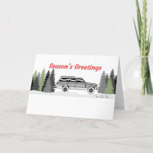 Grand Wagon Season's Greeting Christmas Holiday Card