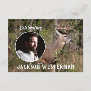 Grand White Tail Buck Memorial   Enclosure Card