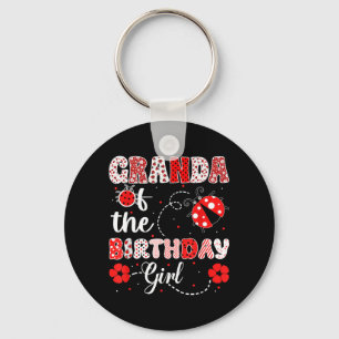 Granda of The Birthday Girl - Family Ladybug Key Ring