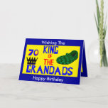 Grandad 70th Birthday card<br><div class="desc">treat Grandad like the King He is with this Royal Birthday card on His 70th Birthday</div>